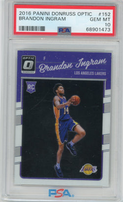 2016 Donruss Optic #152 Brandon Ingram PSA 10 Gem Mint