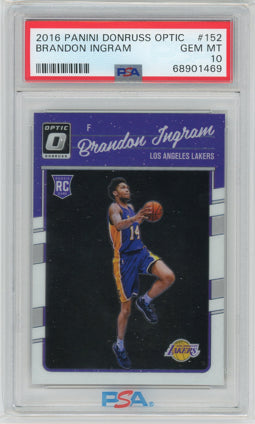 2016 Donruss Optic #152 Brandon Ingram PSA 10 Gem Mint